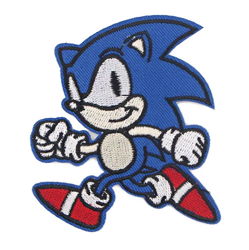 Sonic the hedgehog embroidered - the,
