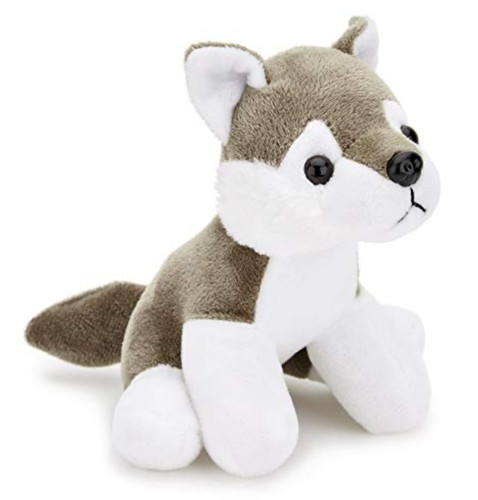 Zappi soft cuddly wolf - co,