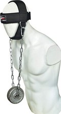 Head Harness Neck Trainer Long Steel Chain Weightlift Exercise Sport Adjustable