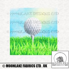 Golf Ball and Tee Watercolor