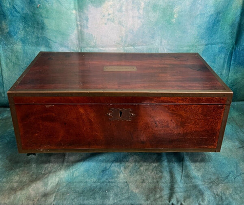 Vintage large mahogany and - large,