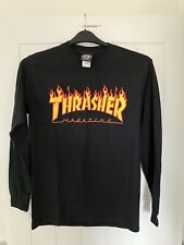 Thrasher Magazine Black Long Sleeve T-shirt (Small)