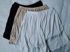 3 pairs of women's half slip shorts for under dresses pettipants size M