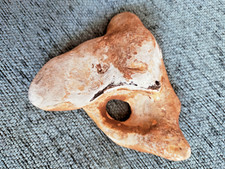 A Natural Hag Stone. Pagan/wicca/wishes/holey/lucky stone..  Ref .. XJ5