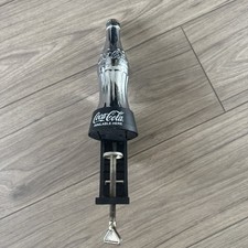 Genuine Coca Cola Coke Bottle Chrome Counter Clamp Bar Mounted Pub Bottle Opener