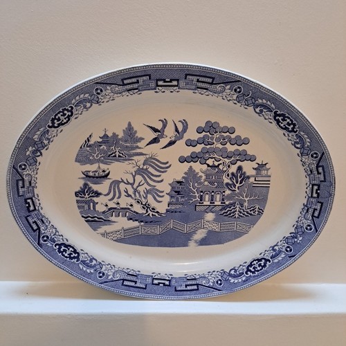Vintage blue white china - &,