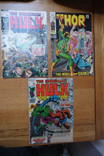 3 X Marvel Comic Groups Comics #167 , #120 , #120 - Please Read Description