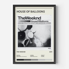 The Weeknd House Of Balloons Album Poster