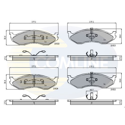 Brake pads for jeep - pads, grand