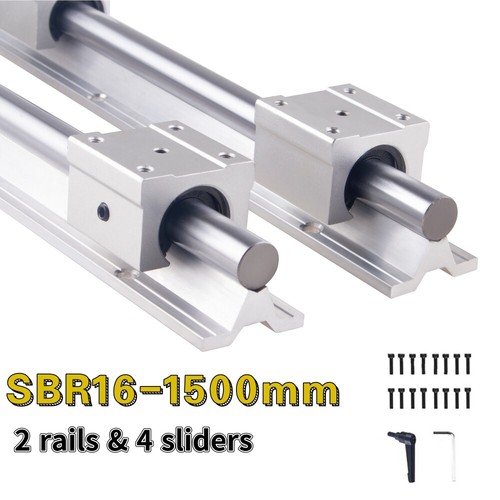 Sbr16 linear guide rail - 2x,