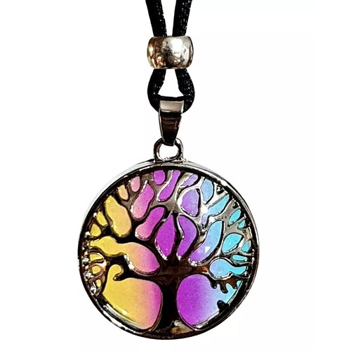 Aura rainbow pendant tree - tree, of