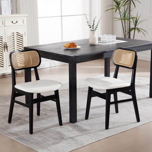 Rattan dining chairs - dining,