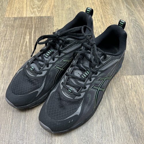 Asics trainers mens black - asics,