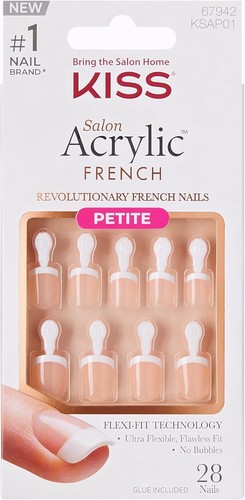 Kiss salon acrylic french - kiss,