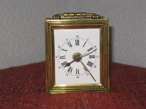 Vintage carriage clock alarm - clock,