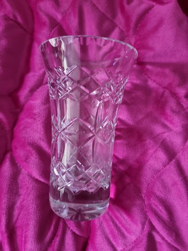Crystal cut glass - crystal, vase