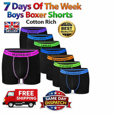Boxers 7 Days Of The Week Boys