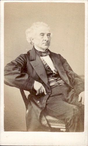 Old man seated - man,
