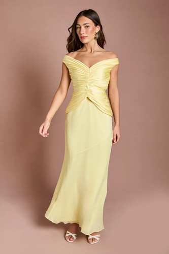 Coast yellow drop waist dress - yellow,