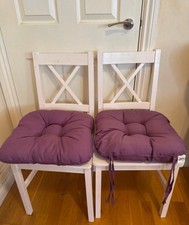 Wooden dinning chairs white - dinning,