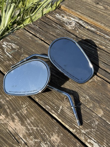 Harley davidson chrome mirrors - harley,