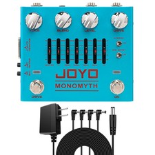 JOYO Bass Preamp Guitar Pedal Overdrive Amp Simulator Effect Pedal Power Supply