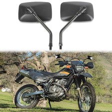 Black Motorcycle Rear View