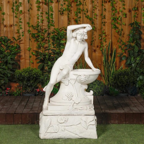 Large white cream - stone, cast
