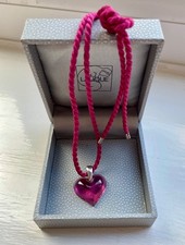 LALIQUE RED CRYSTAL HEART