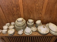 Meito China Set 1940s Gold