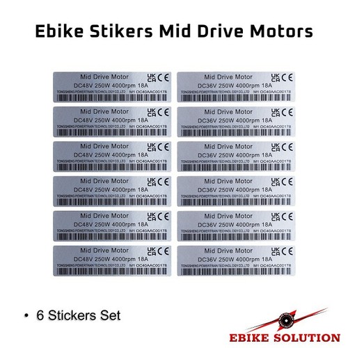 Ebike sticker decal 250w - ebike,