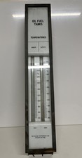  Fuel OIls Oil tank Metal Thermometer Old Vintage.malone instruments co ltd