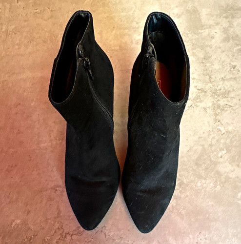 Women black faux - women’s, suede