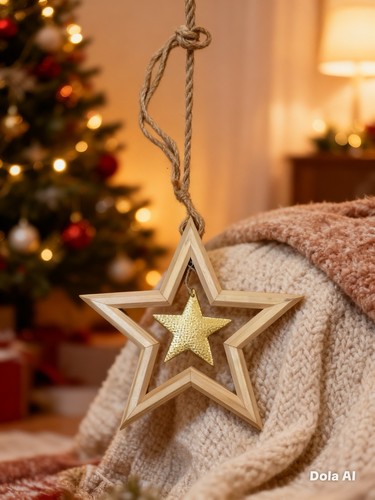 Rustic wooden star christmas - rustic,