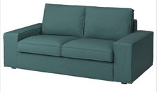 Brand New Ikea KIVIK Cover two-seat sofa, Kelinge grey-turquoise 705.269.71