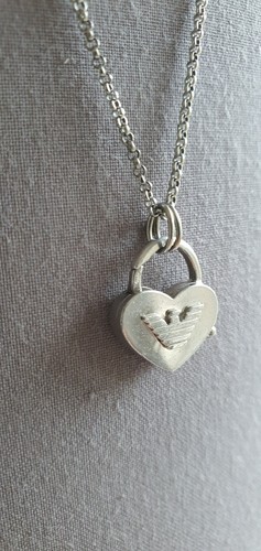 Armani sterling silver heart - sterling,