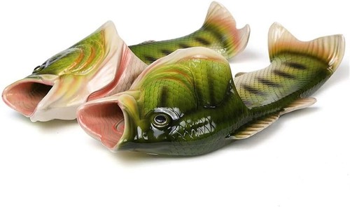 Mens womens fish slippers - mens,