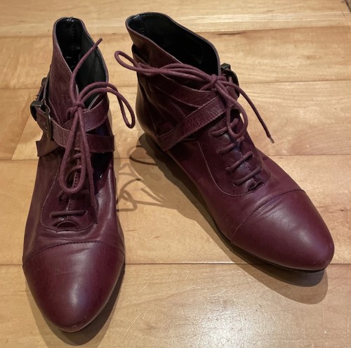 Schuh women burgundy leather - women's,