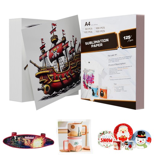 100 sheets 125g - sheets, sublimation
