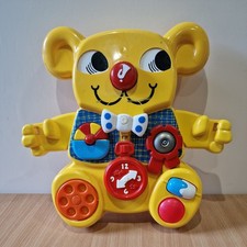 Vintage 1982 Matchbox Yellow Teddy Bear Baby Cot Activity Toy Kid Retro 