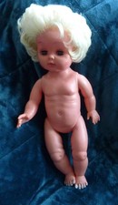 Vintage Gorgeous Baby Vinyl Doll 17" by Chiltren England *Open Close Eyes