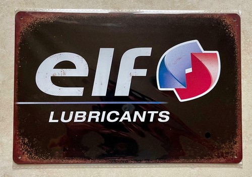 Elf lubricants metal - metal, sign