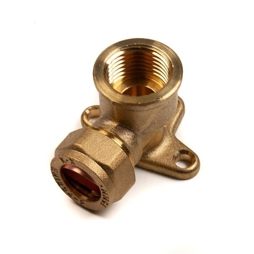 15mm wall plate - 15mm, 1/2"