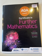 AQA Level 2 Certificate in Further Mathematics Textbook With Practice Questions