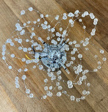 Next Chrome Ceiling Light with Beaded Detailing – Twinkly Effect