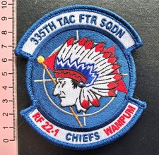 USAF Patch 335th Fighter Squadron F-15 Eagle Red Flag 2022 Nellis AFB 