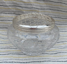 Edinburgh Crystal Rose Bowl Floral Design