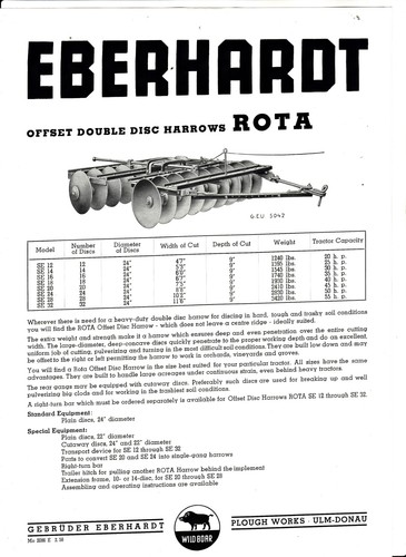 Gebrüder eberhardt plough - gebrüder,, eberhardt,