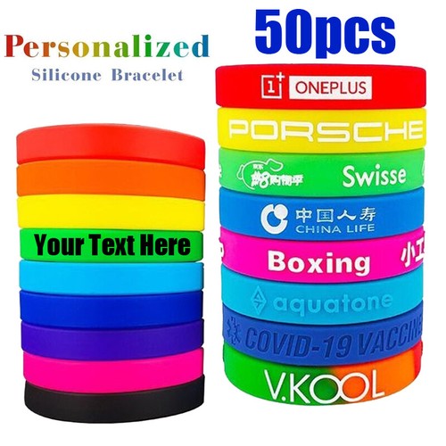 50pcs custom silicone - 50pcs,