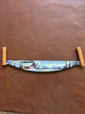 VINTAGE HAND PAINTED BUCKSAW